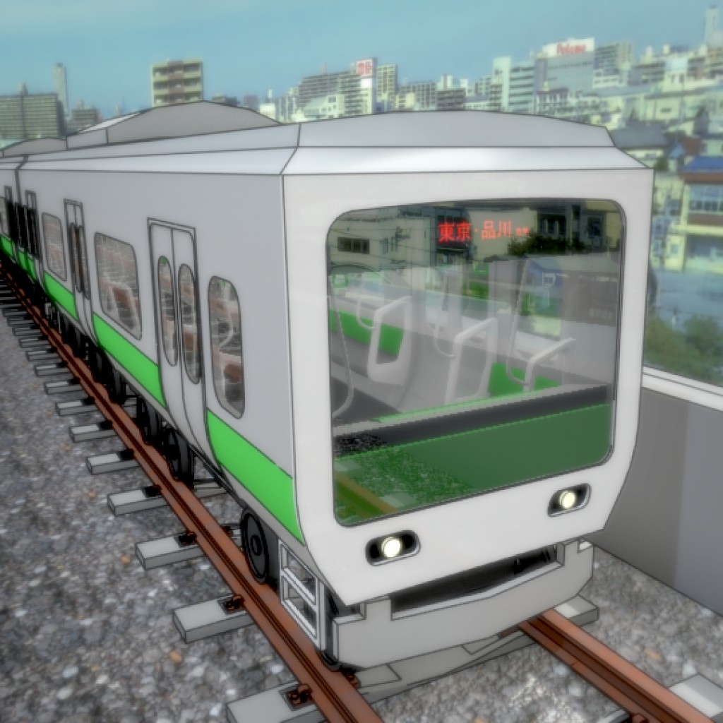 Japanese Subway Train preview image 1